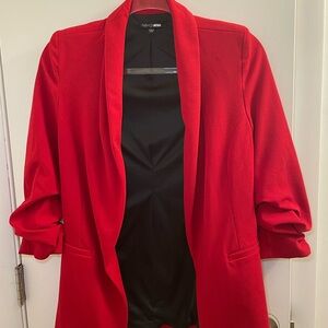 Fashion Nova Vibrant Red Women's Blazer